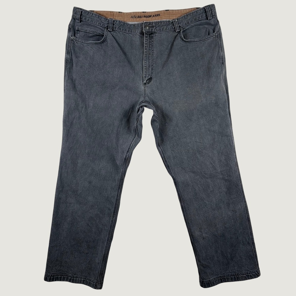 Duluth Trading Co Flex Ballroom Jeans Men 48x32 Workwear Denim Utility Carpenter